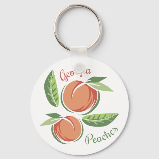 Georgia Peaches Sleutelhanger (Voorkant)