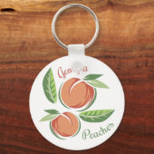 Georgia Peaches Sleutelhanger (Voorkant)