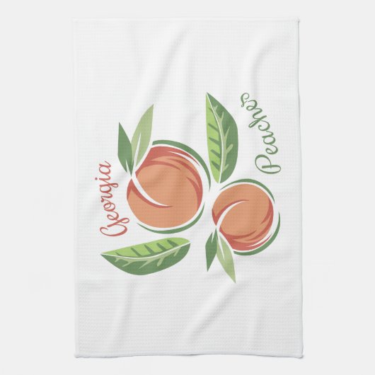 Georgia Peaches Theedoek (Verticaal)