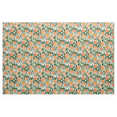 GEORGIA PEACHES Waterverf Peach Print Stof (Yard (91,4 cm))
