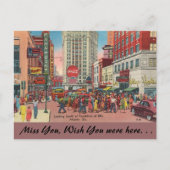 Georgia, Peachtree en Ellis Streets, Atlanta Briefkaart (Voorkant)