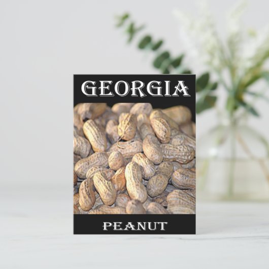 Georgia Peanut Briefkaart (Staand voorkant)