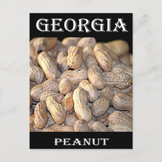 Georgia Peanut Briefkaart (Voorkant)