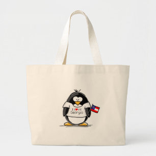 Georgia Penguin Grote Tote Bag