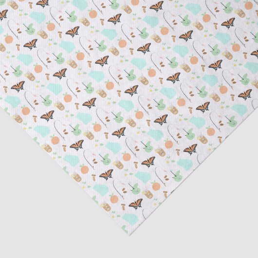 Georgia-pictogrammen Tissuepapier (Detail)