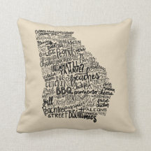 Georgia Pillow - Handgeschreven design