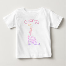 Georgia Pink Dinosaur om zich te personaliseren