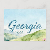 Georgia Postcard Briefkaart (Voorkant)