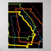 georgia pride blur poster (Voorkant)