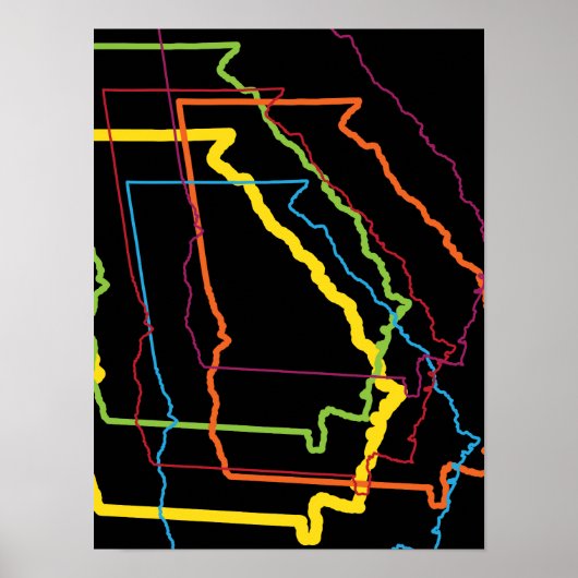 georgia pride blur poster (Voorkant)