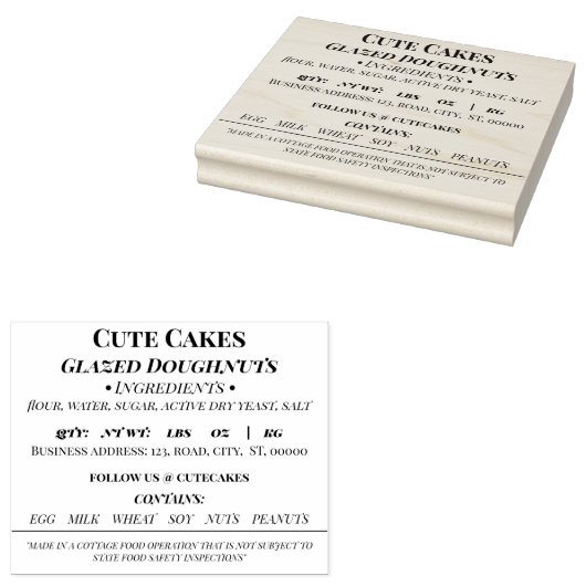 Georgia  Product Rubber Stempel (Gestempeld)