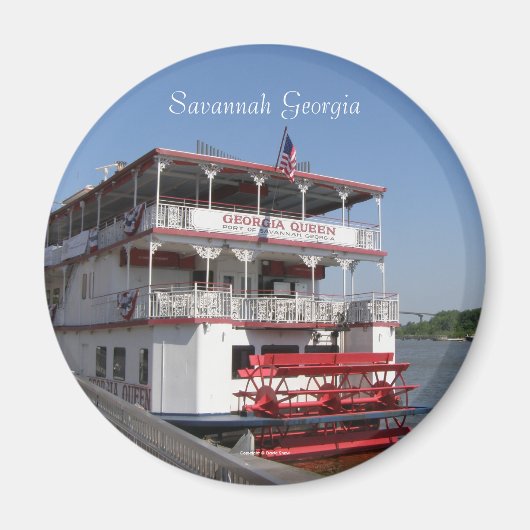 Georgia Queen Magneet (Voorkant)