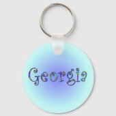 Georgia Rainbow Sleutelhanger (Voorkant)