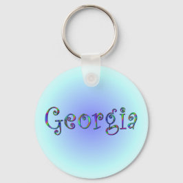 Georgia Regenboog Sleutelhanger
