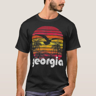 Georgia  Retro 70s 80s Stijl Mannen Vrouwen Kinder T-shirt