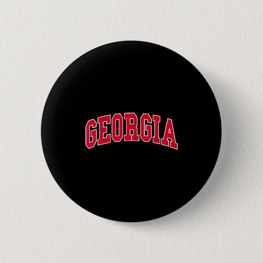 Georgia - Retro ontwerp - Clic Ronde Button 5,7 Cm (Voorkant)