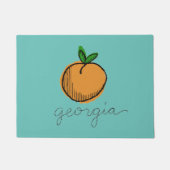 Georgia Retro Peach Deurmat (Voorkant)