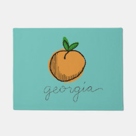 Georgia Retro Peach Deurmat