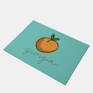 Georgia Retro Peach Deurmat
