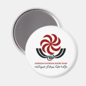 georgia rugby magneet (Voorkant / Achterkant)