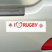 georgia rugby Sticker (Op auto)