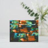 georgia rythmn ( foto van autospiegel ) briefkaart (Staand voorkant)