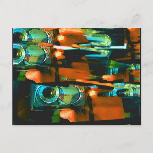 georgia rythmn ( foto van autospiegel ) briefkaart (Voorkant)