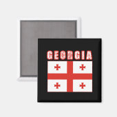 Georgia Sakartvelo Magneet (Voorkant / Achterkant)