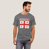 Georgia Sakartvelo T-shirt (Voorkant volledig)
