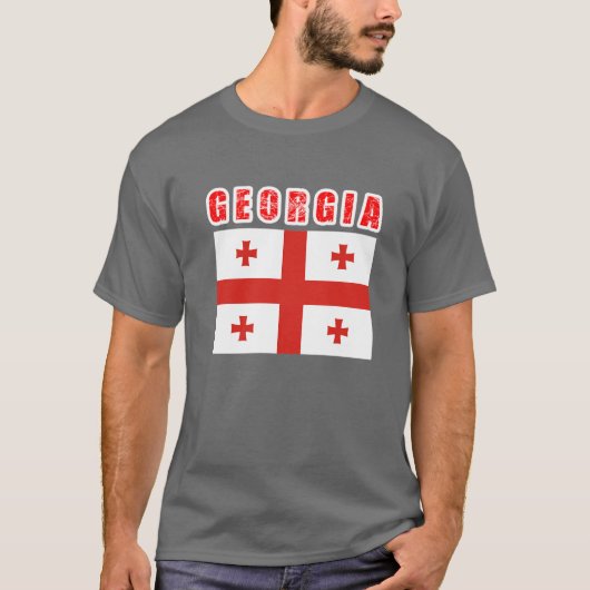 Georgia Sakartvelo T-shirt (Voorkant)