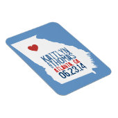 Georgia Save the Date -  stad Magneet (Rechterzijde)