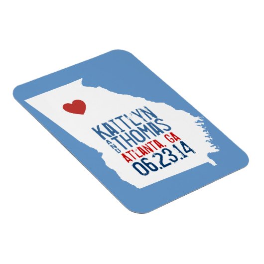 Georgia Save the Date -  stad Magneet (Rechterzijde)