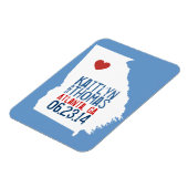 Georgia Save the Date -  stad Magneet (Linkerzijde)