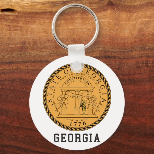 Georgia Seal Sleutelhanger (Voorkant)