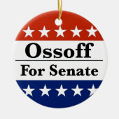 Georgia-senator Jon Ossoff herkozen in 2026 Keramisch Ornament (Voorkant)