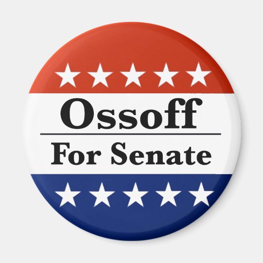 Georgia-senator Jon Ossoff herkozen in 2026 Magneet (Voorkant)