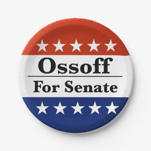 Georgia-senator Jon Ossoff herkozen in 2026 Papieren Bordje