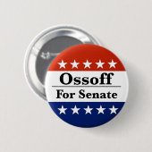 Georgia-senator Jon Ossoff herkozen in 2026 Ronde Button 5,7 Cm (Voorkant /achterkant)
