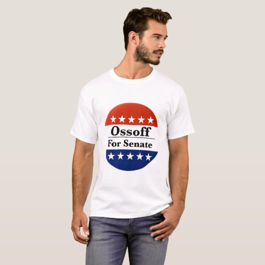 Georgia-senator Jon Ossoff herkozen in 2026 T-shirt (Voorkant volledig)