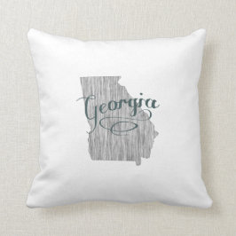Georgia Shaped Typography Calligrafie Kussen