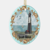 Georgia Shells Lighthouse Ornament (Rechts)