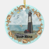Georgia Shells Lighthouse Ornament (Voorkant)