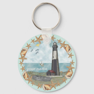 Georgia Shells Lighthouse sleutelhanger