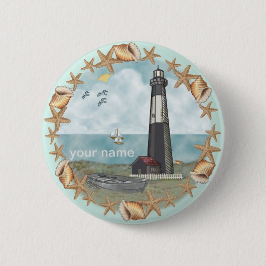 Georgia Shells Lighthouse speldje (Voorkant)