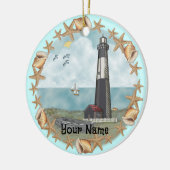 Georgia Shells Vuurtoren Ornament (Links)