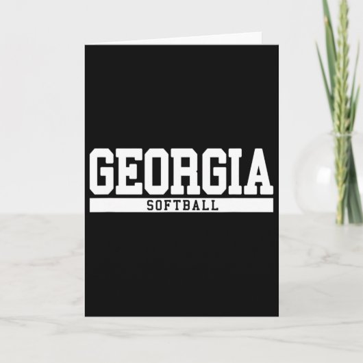 Georgia Softll _1  Kaart (Voorkant)