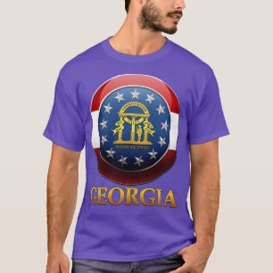 Georgia staat zegel vlag Roundel T-shirt