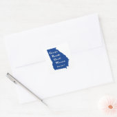 Georgia start Ossoff Warnock Vierkante Sticker (Envelop)