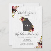 Georgia State Bestemming Bruids Douche Uitnodiging (Voorkant)