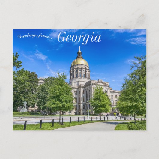 Georgia State Capitol Building in Atlanta Georgia Briefkaart (Voorkant)